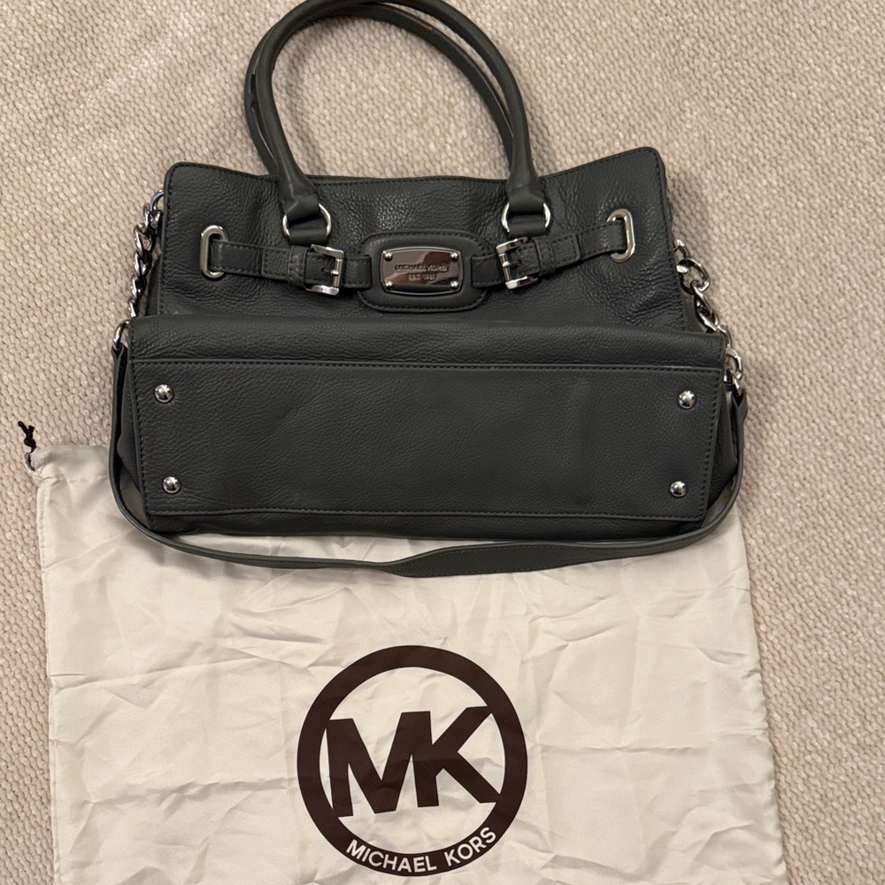 Michael Kors Charcoal Satchel